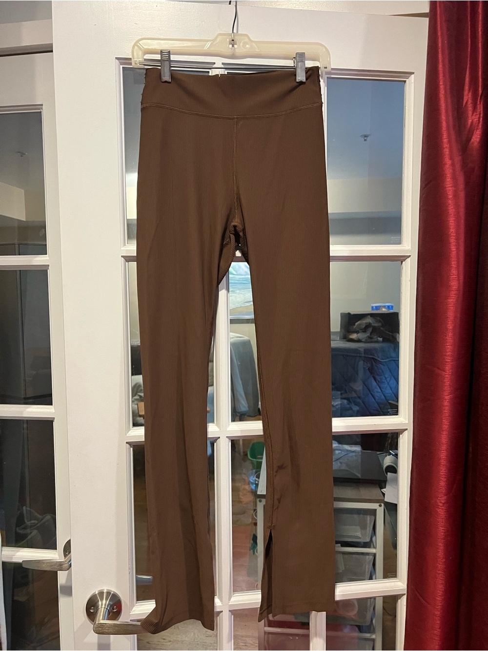 Women's Brown Slim Fit Track Pants
